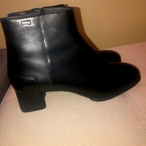 Black New Authentic Leather Boots! Size 39